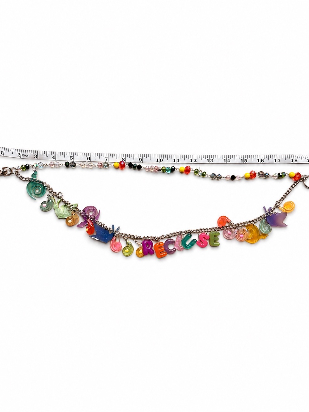 Relic Theory "Socially Unavailable" Charm Necklace - Picture 3 of 11